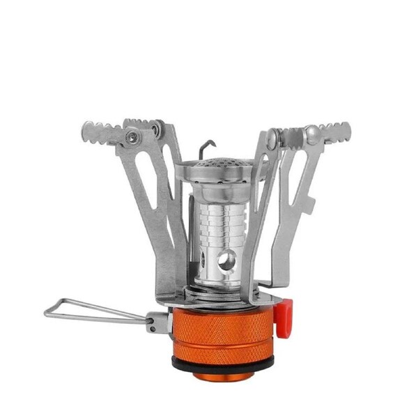 3000W Foldable Camping Gas Stove Silver