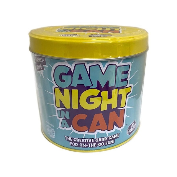 Goliath Game Night in A Can Card Game 3+ Players Ages 8+ (CAA297333)
