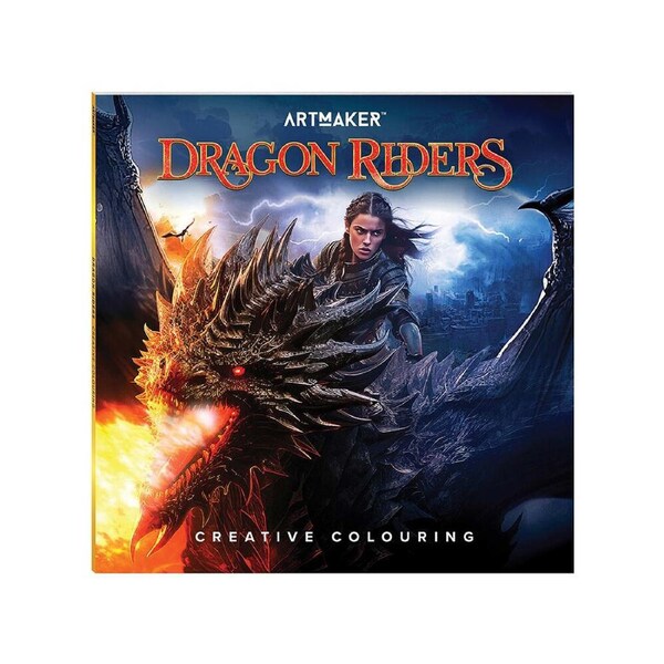Hinkler Dragon Riders Creative Colouring Activity Book (ABW962141)