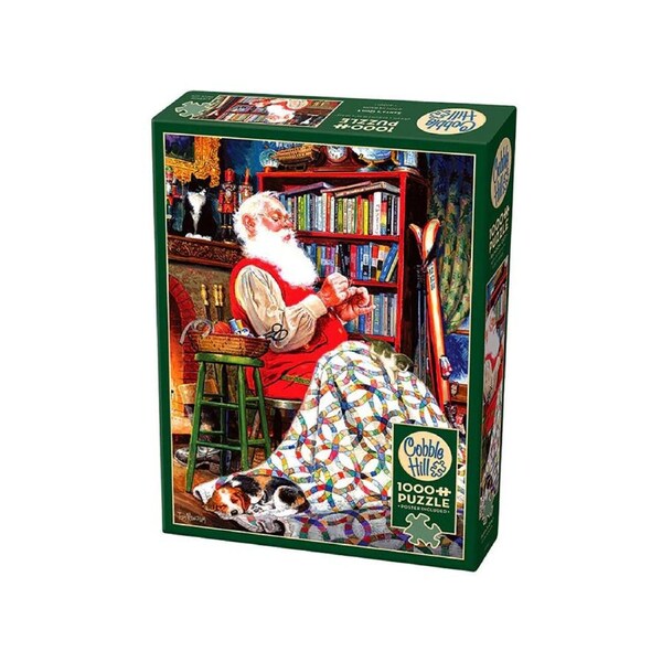 Cobble Hill Santas Quilt Jigsaw Puzzle incl Poster 1000 Pieces (COB40301)