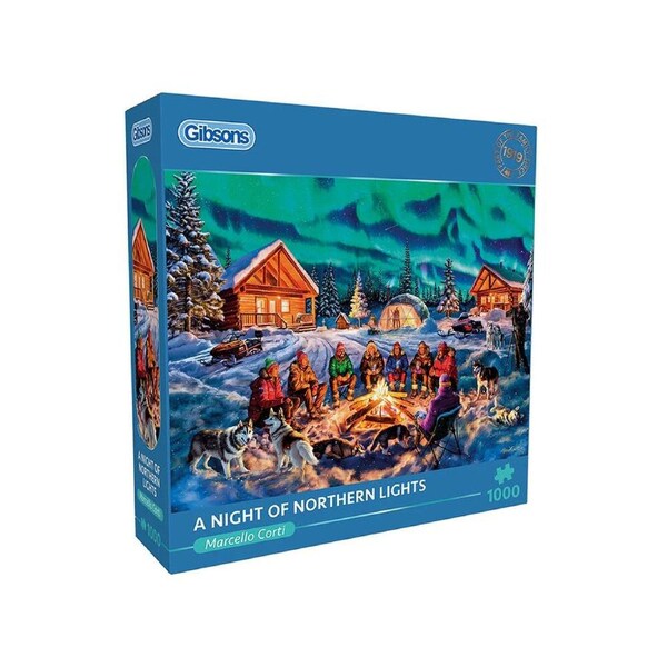 Gibsons A Night of Northern Lights Jigsaw Puzzle 1000 Pieces (GIB064070)