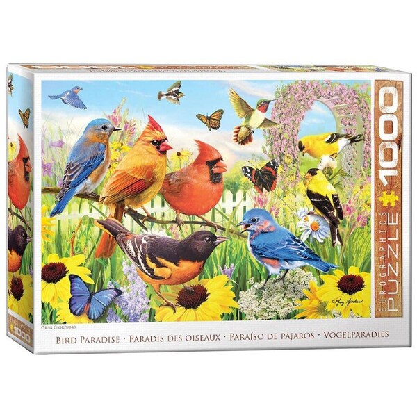 Eurographics Backyard Birds Jigsaw Puzzle 1000 Pieces (EUR65824)