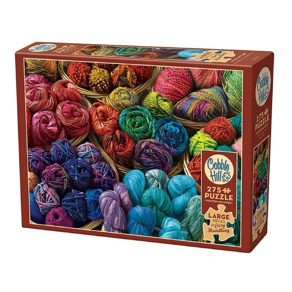 Cobble Hill A Yen for Yarn Large Pieces Jigsaw Puzzle 275 Piece (COB48024)