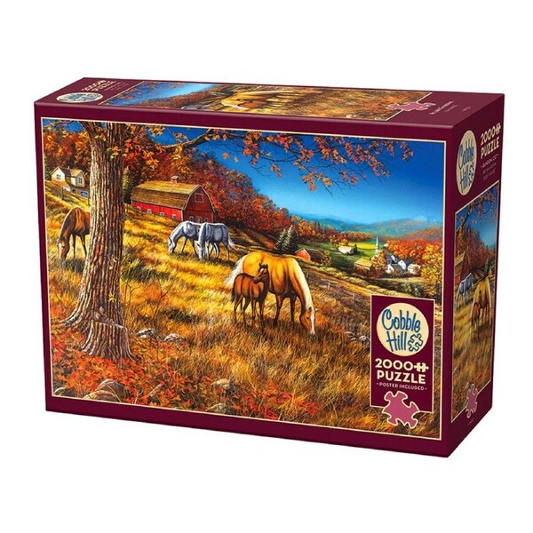 Cobble Hill Hillside Gathering Jigsaw Puzzle 2000 Piece (COB49022)