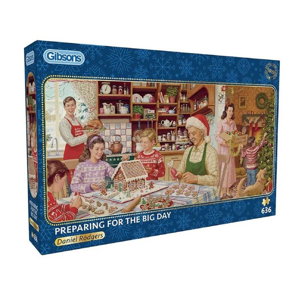Gibsons Preparing for the Big Day Jigsaw Puzzle 636 Pieces (GIB040623)