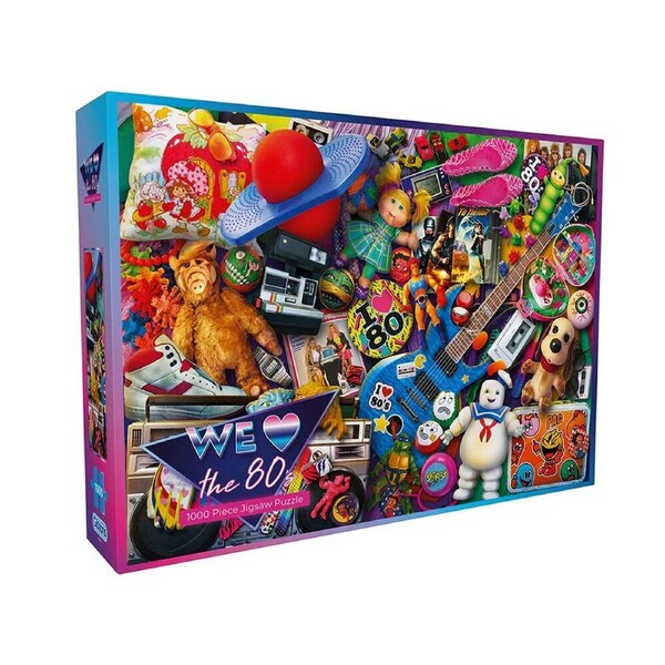 Gibsons We Love the 80s Jigsaw Puzzle 1000 Pieces (GIB071450)