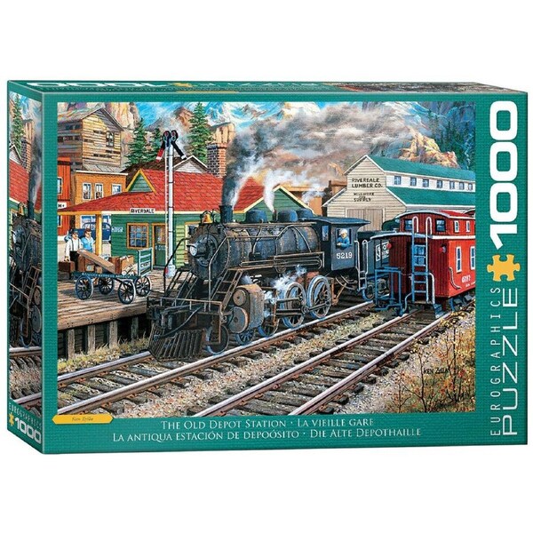 Eurographics The Old Depot Station Jigsaw Puzzle 1000 Pieces (EUR65876)