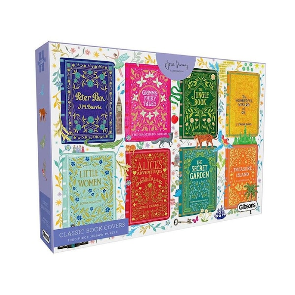 Gibsons Classic Book Covers Jigsaw Puzzle 1000 Pieces (GIB066234)