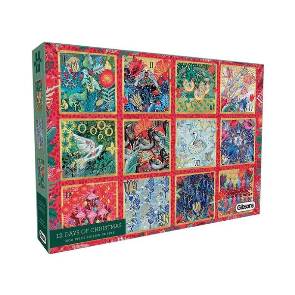 Gibsons 12 Days of Christmas Jigsaw Puzzle 1000 Pieces (GIB076011)
