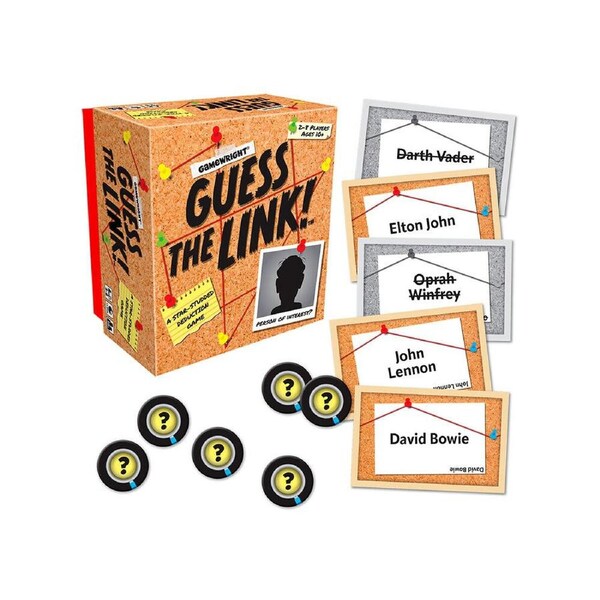 Gamewright Guess the Link! Deduction Card Game 2-8 Players Ages 10+ (GWI1305)