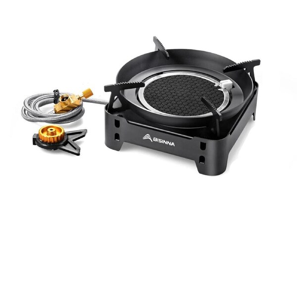3600W Infrared Camping Gas Stove Black