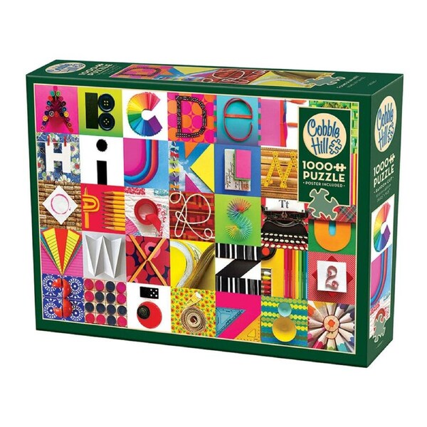 Cobble Hill Found Alphabet Jigsaw Puzzle 1000 Pieces (COB40265)