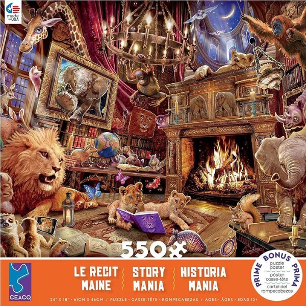Ceaco Story Mania Jigsaw Puzzle incl Poster 550 Pieces (CEA2441-2)