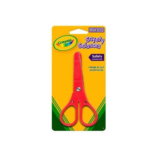 Crayola Kids Tip Safety Scissors Fluoro Assorted (CRA69-3002A)