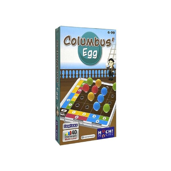 Huch Logicus Columbus Egg Brain Teaser Puzzles Ages 6+ (PZ882172)