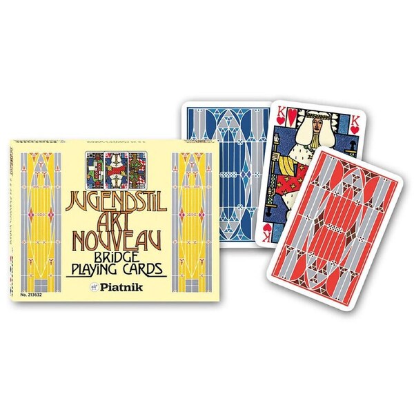 Piatnik Jugendstil Art Nouveau Playing Cards Double Deck (PIA2136)