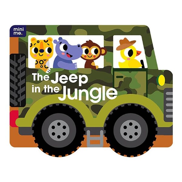Lake Press The Jeep in the Jungle Mini-Me Shaped Board Book (LAK240464)