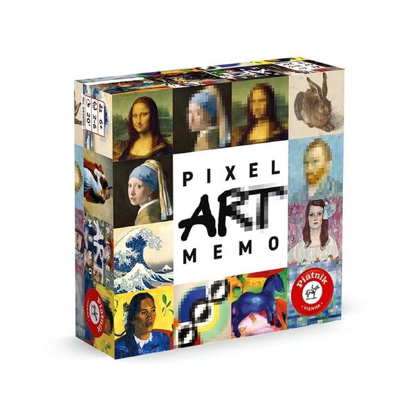 Piatnik Pixel Art Memory Card Game 2-6 Players Ages 6+ (PIA669095)