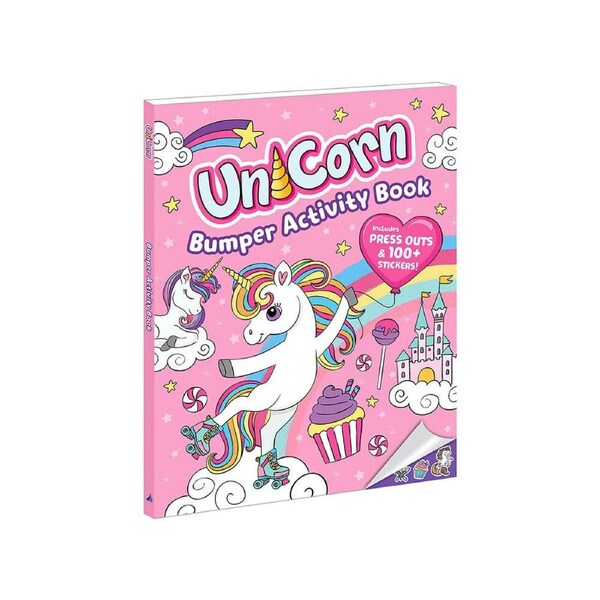 Lake Press Unicorn Bumper Colouring & Activity Book (LAK239291)