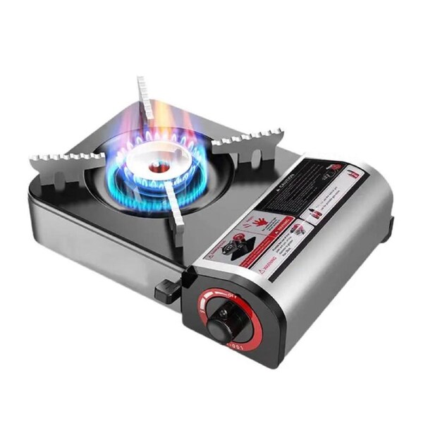Camping Stove with Electronic Ignition Grey