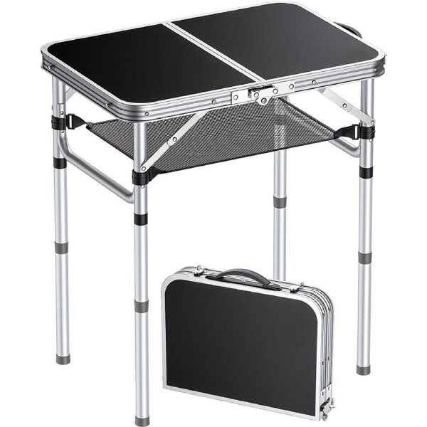 Folding Camping Table Adjustable Height