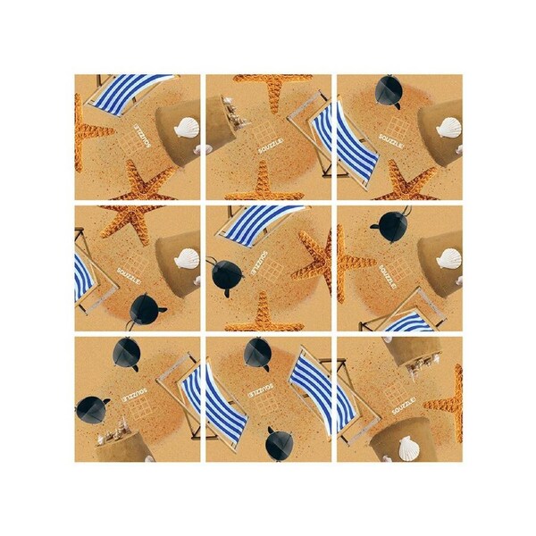 Fun Squared Games Squzzle At the Beach Brain Teaser Puzzle (PZ899144)