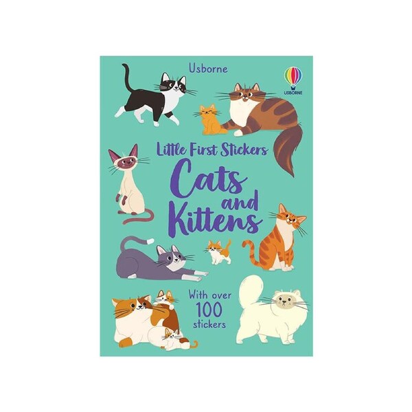 Usborne Little First Stickers Cats & Kittens Sticker Book (USB314561)