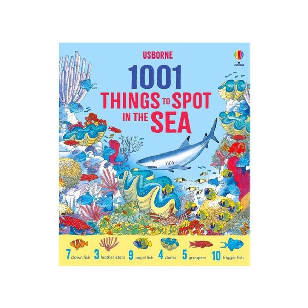 Usborne 1001 Things to Spot in the Sea Childrens Picture Puzzle Book (USB041948)