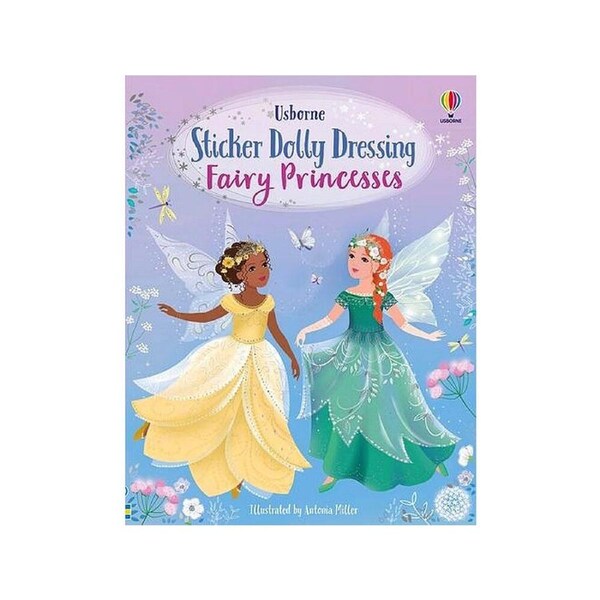 Usborne Sticker Dolly Dressing Fairy Princesses Childrens Book (USB953658)