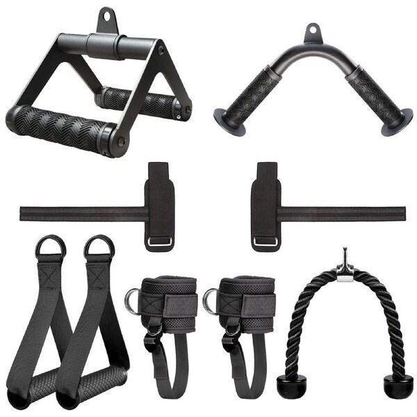 Iron Lat Pull-Down Attachment Set (6pcs)