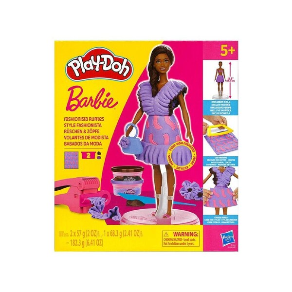 Play-Doh Barbie Fashionista Fashion Design Kit for Ages 5+ (HASG1359)