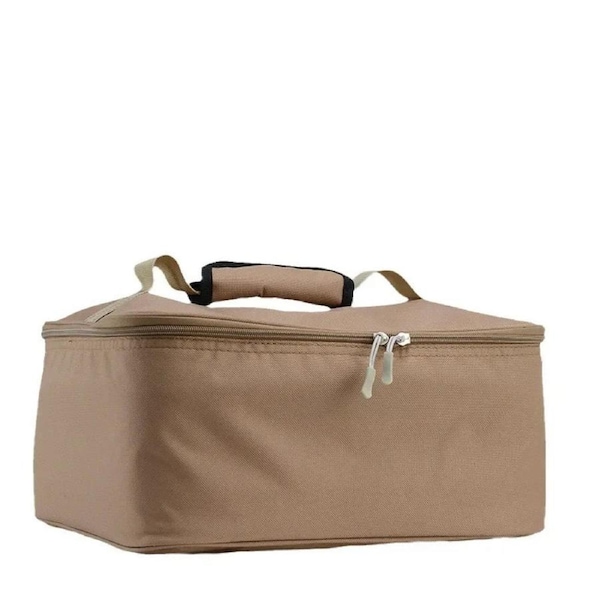 Camping Stove Gas Tank Storage Bag Khaki