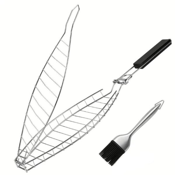 Fish Grilling Basket with Handle