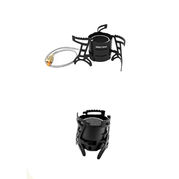 2600W Infrared Camping Stove Black