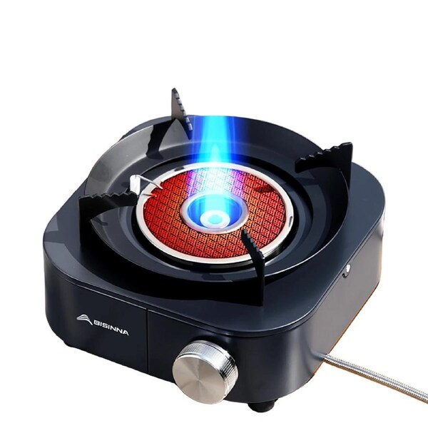 4000W High-Power Infrared Gas Stove Dark Blue