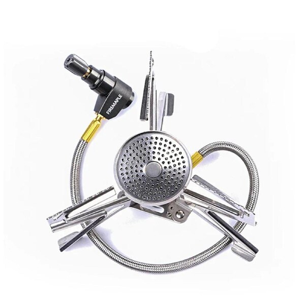 2900W Pressure Regulator Camping Stove Silver