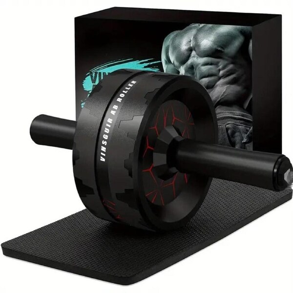 Core Abdominal Wheel Roller with Knee Pad