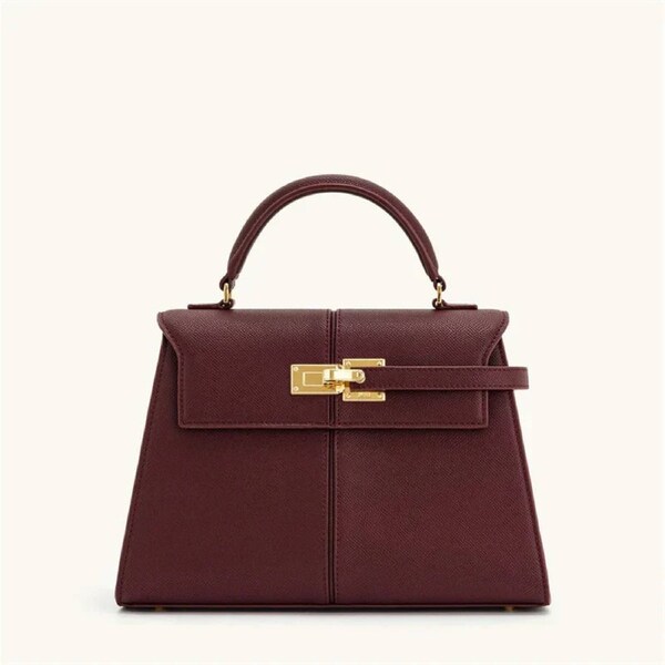 Womens Handbag Crossbody Bag (Wine Red)