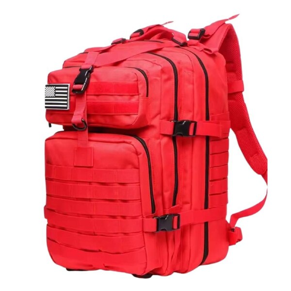 Waterproof Hiking Backpack Outdoor Bag (Red)
