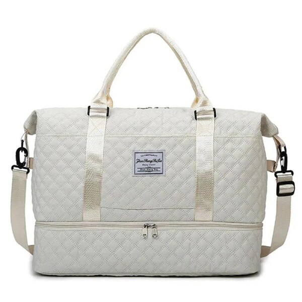 Travel Duffel Bag with Shoe Compartment