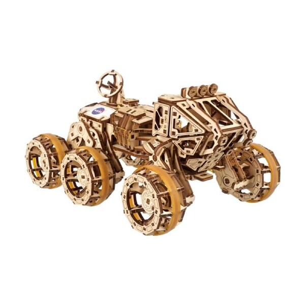 UGears Manned Mars Rover Model Wooden 3D Puzzle w/Spring Motor 562pc 14y+