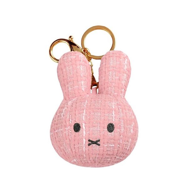 Miffy Plush Keyring (Pink)