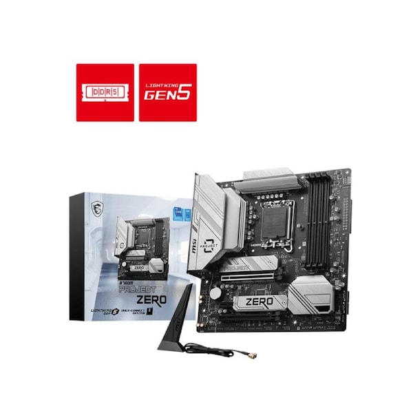 MSI B760M PROJECT ZERO MOTHERBOARD