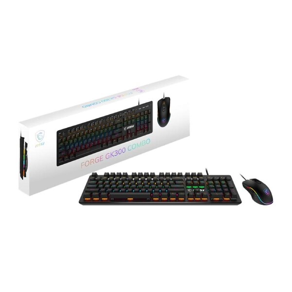 MSI FORGE GK300 GAMING KEYBOARD & MOUSE COMBO PACK