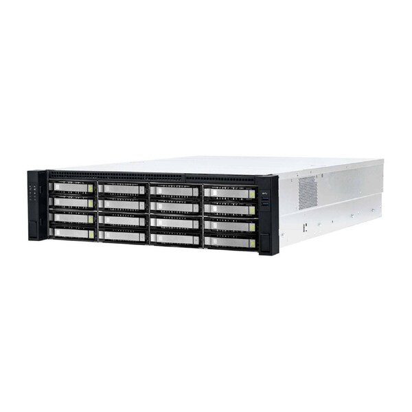 INWIN RS316 3RU RACK SERVER CHASSIS/800W RED PSUs/16x 3.5" HOT SWAP Mini SAS HD