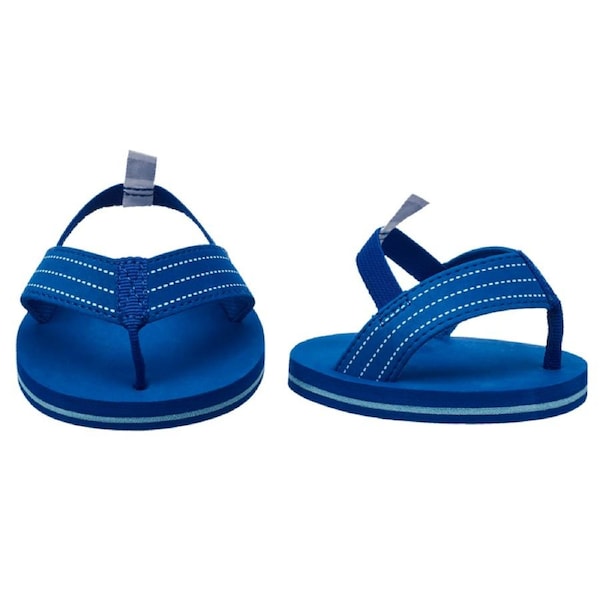 Teddy Bear Sized Blue Flip Flops