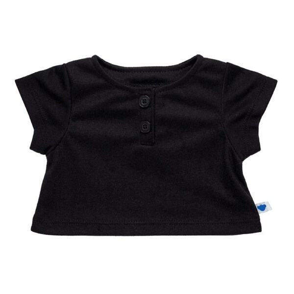 Black Henley Tee