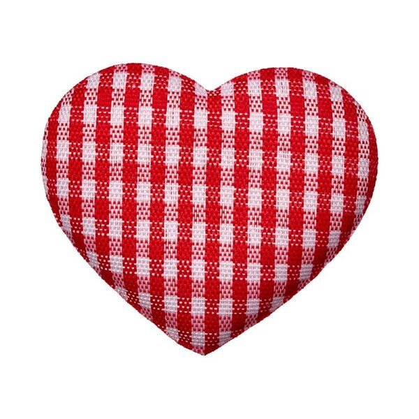 Build-A-Bear Chequered Teddy Bear Heart