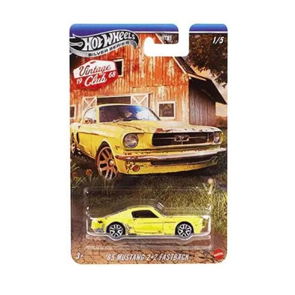 Hot Wheels Silver Series Vintage Club 1968 '65 Mustang 2+2 Fastback