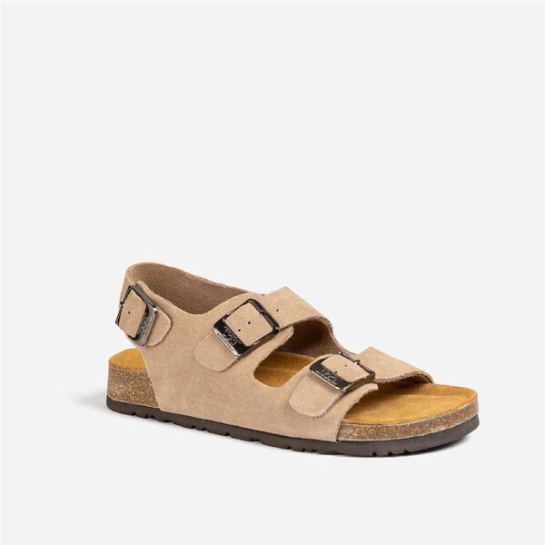 Ugg Aussie Victoria Suede Leather Unisex Slipper (Buckle Straps) EU42 / AU9M/11L / 279mm / TAUPE